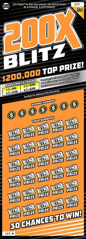 200X BLITZ Ticket Art