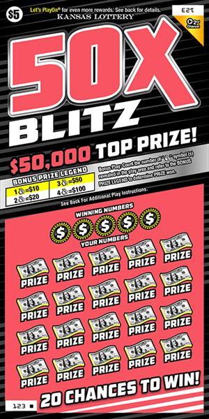 50X BLITZ Ticket Art
