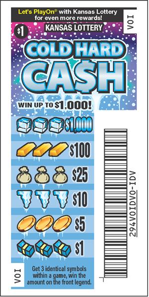 COLD HARD CASH Ticket Art