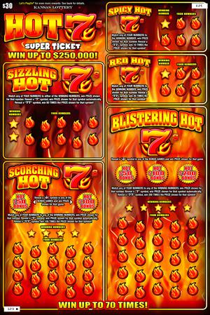HOT 7S SUPER TICKET Ticket Art