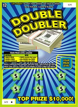 DOUBLE DOUBLER Ticket Art