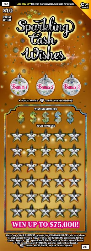 SPARKLING CASH WISHES Ticket Art