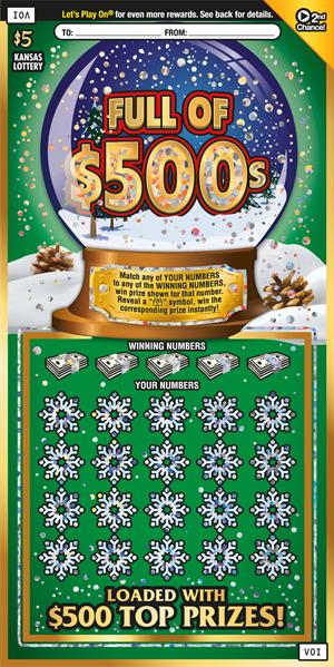 FULL OF $500S Ticket Art