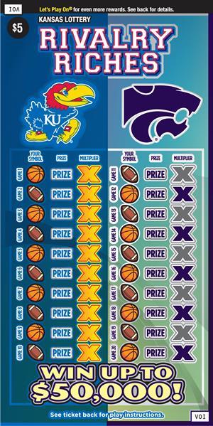 RIVALRY RICHES Ticket Art