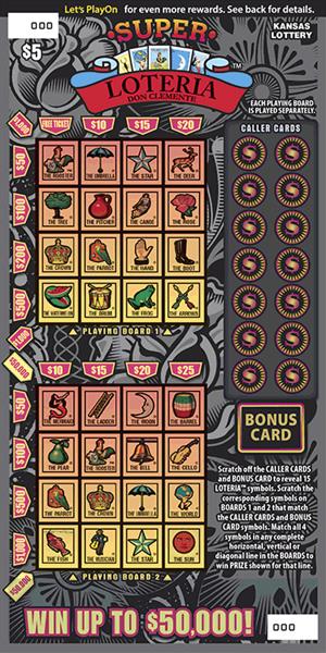 SUPER LOTERIA Ticket Art